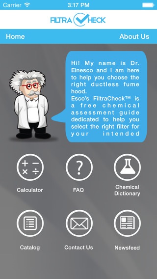 Filtracheck™: Первое в мире химическое приложение оценки, теперь для iOS