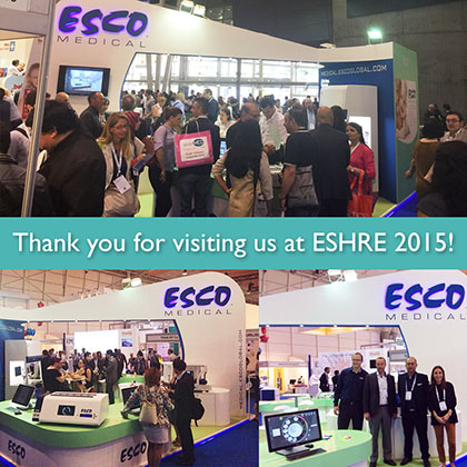 Благодарим Вас за посещение стенда Esco на выставке ESHRE 2015!